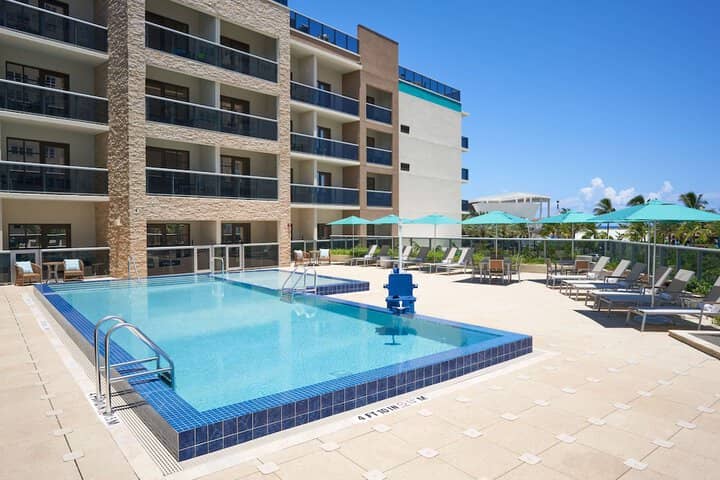 Rooftop pool